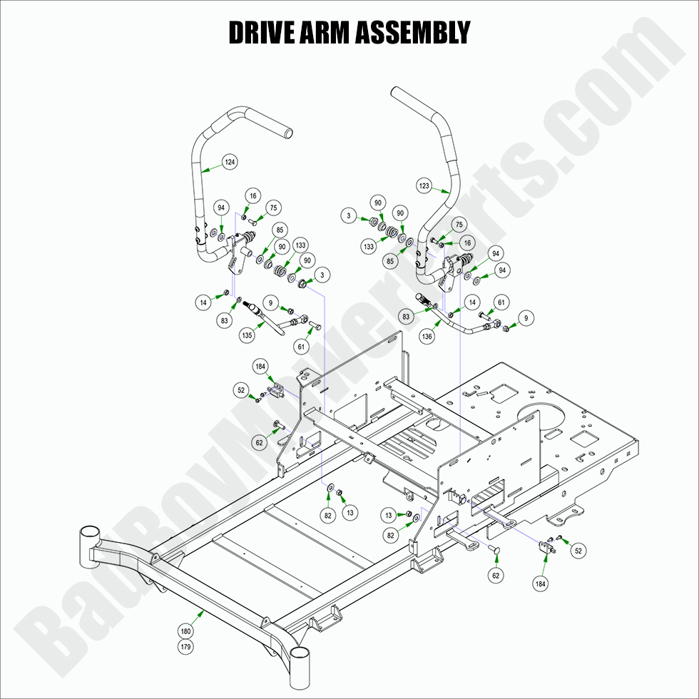 2022 MZ & MZ Magnum - Drive Arm Assembly